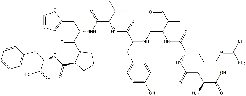 angiotensin II, Asp(1)-Val(5)-,53-75-8,结构式