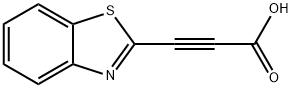 2-Propynoicacid,3-(2-benzothiazolyl)-(9CI) Struktur