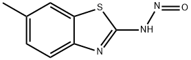 2-Benzothiazolamine,6-methyl-N-nitroso-(9CI) Struktur