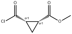 53229-56-4 Cyclopropanecarboxylic acid, 2-(chlorocarbonyl)-, methyl ester, (1R,2S)-rel- (9CI)