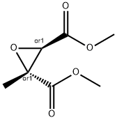 2,3-Oxiranedicarboxylic acid, 2-Methyl-, diMethyl ester,(2R,3R)-rel- 化学構造式