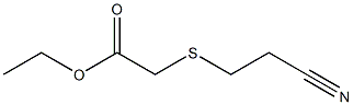 2-[(2-氰基乙基)硫基]乙酸乙酯, 5331-38-4, 结构式