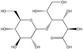 4-O-(α-D-Glucopyranosyl)-D-gluco-hexonic acid Struktur