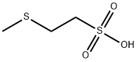 2-(甲硫基)乙烷-1-磺酸, 53501-90-9, 结构式