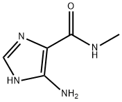 4-氨基-N-甲基-1H-咪唑-5-甲酰胺, 53525-66-9, 结构式