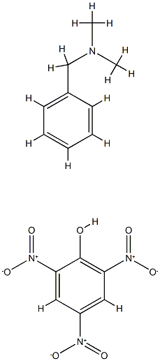 N,N-二甲基苄基铵苦味酸盐 结构式
