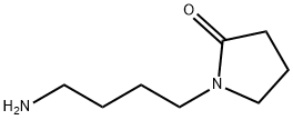 1-(4-aminobutyl)pyrrolidin-2-one,53653-64-8,结构式