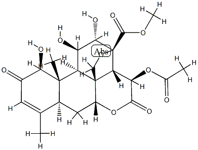 isobrucein B Struktur
