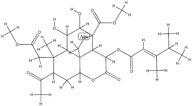 bruceanic acid A methyl ester Struktur