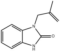 2H-Benzimidazol-2-one,1,3-dihydro-1-(2-methyl-2-propenyl)-(9CI) Struktur