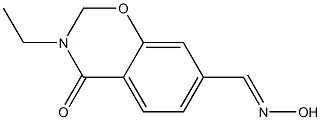 2H-1,3-Benzoxazine-7-carboxaldehyde,3-ethyl-3,4-dihydro-4-oxo-,7-oxime(9CI) Structure