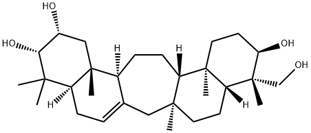 (4S)-C(14a)-Homo-27-norgammacer-14-ene-3α,20β,21β,23-tetrol Struktur