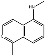 5-Isoquinolinamine,N,1-dimethyl-(9CI) 化学構造式