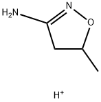 3-Isoxazolamine,4,5-dihydro-5-methyl-,conjugatemonoacid(9CI) Struktur
