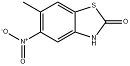 2(3H)-Benzothiazolone,6-methyl-5-nitro-(9CI) Struktur