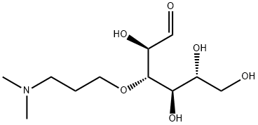 3-O-(3-(N',N'-dimethylamino)-n-propyl)glucose Struktur