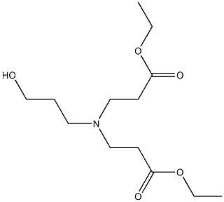 N-(3-Ethoxy-3-oxopropyl)-N-(3-hydroxypropyl)-β-alanine ethyl ester Struktur