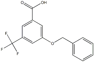 3-(benzyloxy)-5-(trifluoromethyl)benzoic acid Structure