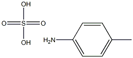 硫酸-4-甲苯胺 结构式