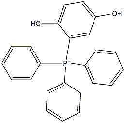 ４ヒドロキシ２（トリフェニルホスホニウム）フェノラト 化学構造式