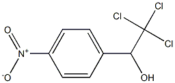 BenzeneMethanol, 4-nitro-.alpha.-(trichloroMethyl)- Struktur