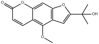 2-(1-Hydroxy-1-Methylethyl)-4-Methoxy-7H-furo[3,2-g][1]benzopyran-7-one|5-甲氧基-2',3'-去氢异紫花前胡内酯