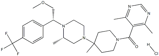 Vicriviroc (hydrochloride),541503-48-4,结构式