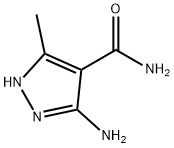 1H-Pyrazole-4-carboxamide,3-amino-5-methyl-(9CI) Struktur