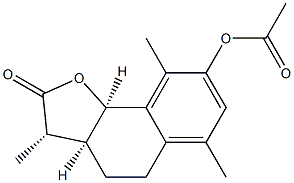 Acetyl-alpha-desmotroposantonin Struktur