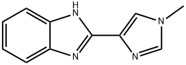 1H-Benzimidazole,2-(1-methyl-1H-imidazol-4-yl)-(9CI) Structure