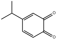 3,5-Cyclohexadiene-1,2-dione,4-(1-methylethyl)-(9CI) Struktur