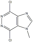 2,5-dichloro-9-methyl-3,4,7,9-tetrazabicyclo[4.3.0]nona-2,4,7,10-tetraene Structure