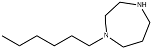 1-ヘキシル-1,4-ジアゼパン 化学構造式