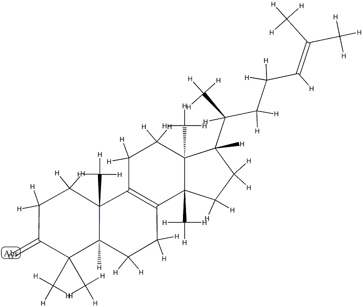 5α-Tirucalla-8,24-dien-3-one Struktur