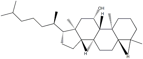 Lanostan-11β-ol Struktur