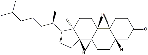 14-Methyl-5α-cholestan-3-one 结构式