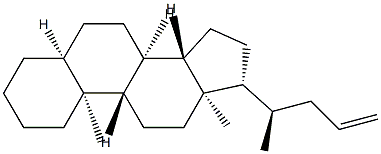 5β-Chol-23-ene 结构式