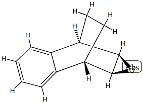 (1aα,7aα)-1a,2,7,7a-Tetrahydro-2β,7β-ethanonaphth[2,3-b]oxirene Struktur