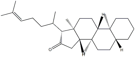 (20ξ)-5α-Cholest-24-en-16-one Structure