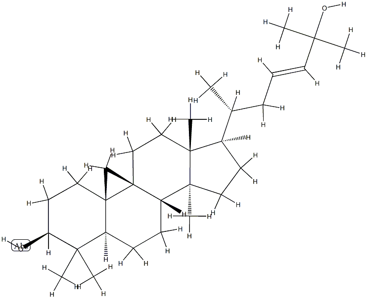 (3β,23E)-Cycloarta-23-ene-3,25-diol Struktur