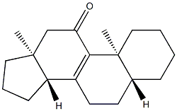 5α-Androst-8-en-11-one Structure