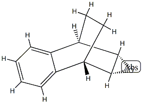 (1aα,7aα)-1a,2,7,7a-Tetrahydro-2α,7α-ethanonaphth[2,3-b]oxirene Struktur