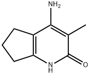 4-Amino-6,7-dihydro-3-methyl-5H-1-pyrindin-2-ol Struktur