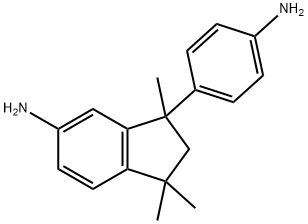 3-(4-Aminophenyl)-1,1,3-trimethyl-5-indanamine Struktur