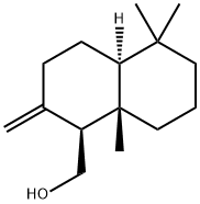 (4aα)-2-Methylene-5,5,8aβ-trimethyldecalin-1β-methanol Structure