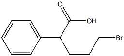 5-BroMo-2-(4-chlorophenyl)pentanoic acid Struktur
