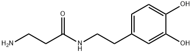 N(beta)-alanyldopamine, 54653-62-2, 结构式