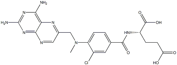 3'-chloromethotrexate Struktur