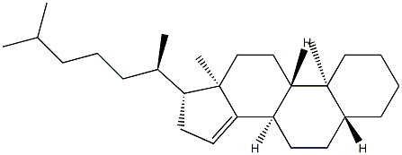 5α-Cholesta-14-ene 结构式