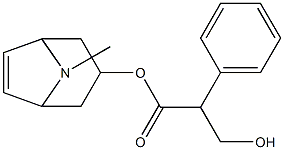 8-Methyl-8-azabicyclo[3.2.1]oct-6-en-3-ol α-(hydroxymethyl)benzeneacetate Structure